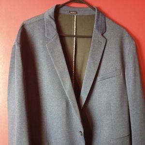 jf j.ferrar XL, Men's 46/48R Slim Fit, Navy Blue Sports Coat